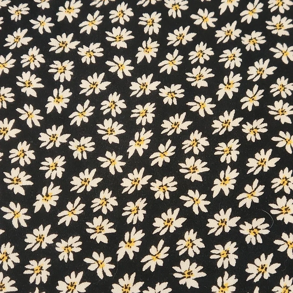 American Eagle Outfitters Micro Floral Daisy Tiered Babydoll Dress - Picture 2 of 4